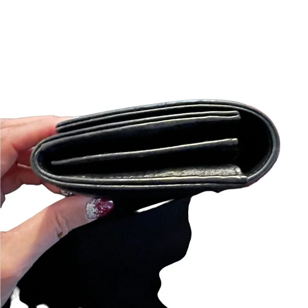 Chanel gusset flap wallet